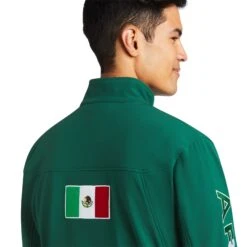 Ariat Men's New Team Verde Softshell Jacket 10039459 -Ariat Style S22 MNS ENGL 10039459 detail01f