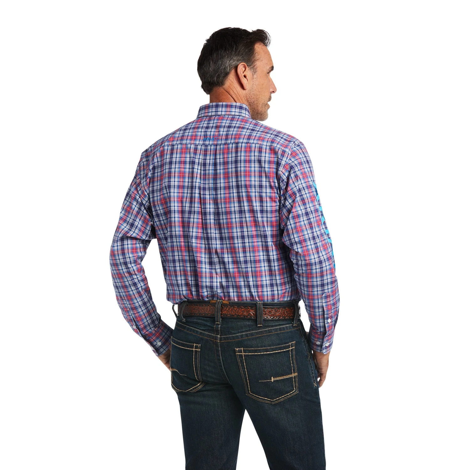 Ariat® Men's Pro Team Classic Button Down T-Shirt 10039733 2 Ariat® Men's Pro Team Classic Button Down T-Shirt 10039733 - Image 2