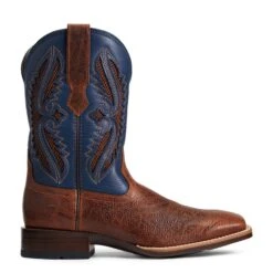 Ariat® Men's VentTEK™ 360° Rowder Tan & Blue Boots 10040238 -Ariat Style S22 MNS WEST 10040238 side
