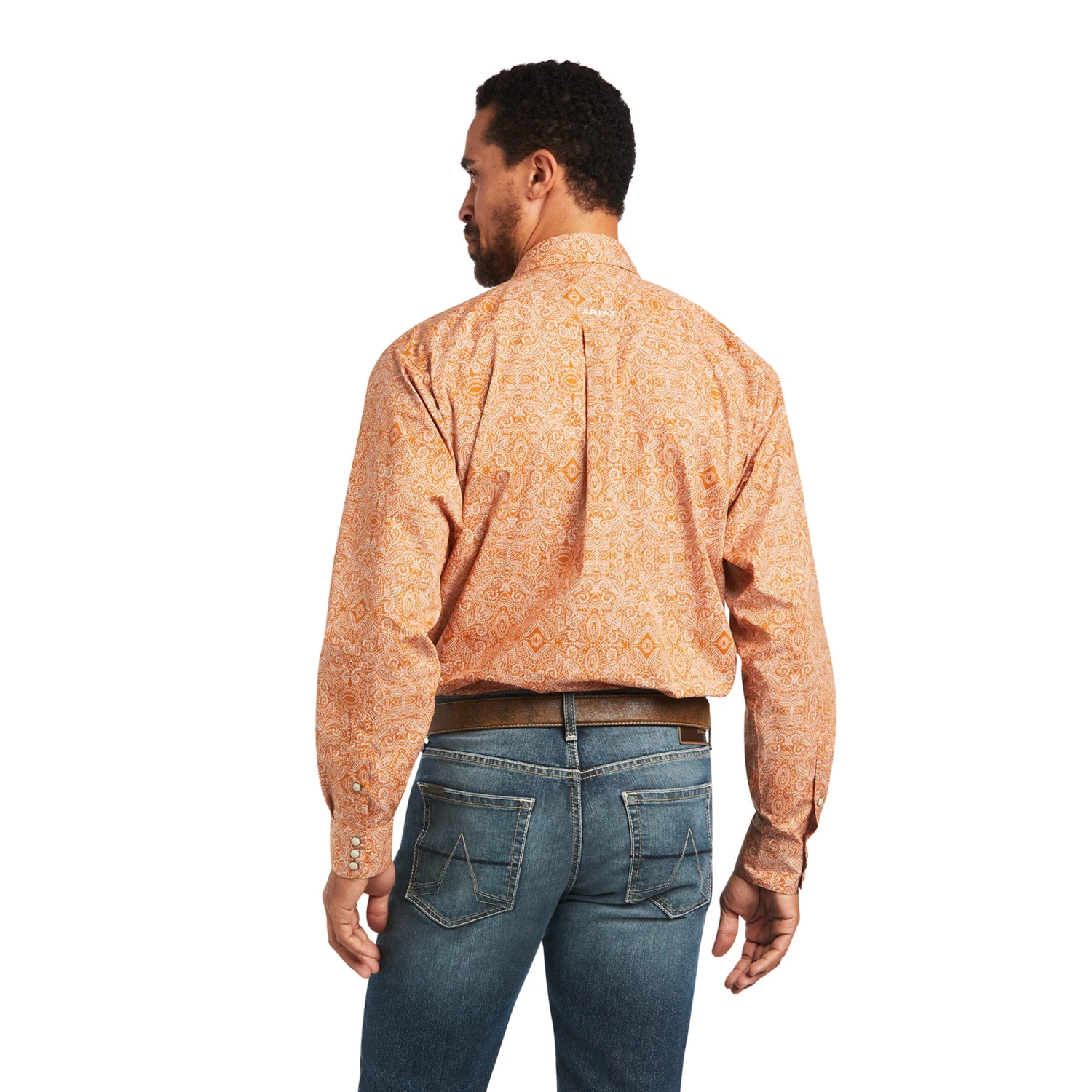 Ariat Men's Braylon Classic Snap Long Sleeve Amber Dusk Shirt 10040673 3 Ariat Men's Braylon Classic Snap Long Sleeve Amber Dusk Shirt 10040673 - Image 3