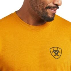 Ariat® Men's Buckthorn Heather Rope Shield Graphic T-Shirt 10040870 -Ariat Style S22 MNS WEST 10040870 detail01