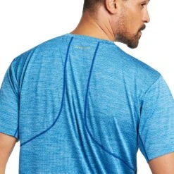 Ariat® Men's Rebar Deep Water Evolution Athletic Fit T-Shirt 10039173 -Ariat Style S22 MNS WORK 10039173 detail01