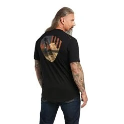 Ariat Men's Rebar Workman Working Dog Black T-shirt 10039177