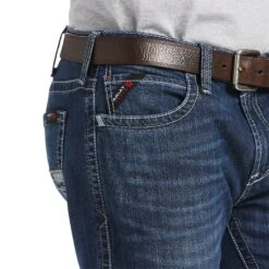 Ariat® Men's FR M7 Slim Stretch DuraLight Straight Leg Jean 10039282 -Ariat Style S22 MNS WORK 10039282 detail01