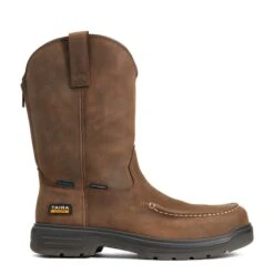 Ariat Men's Turbo Pull On Moc Carbon Toe H2O Boots 10040396 -Ariat Style S22 MNS WORK 10040396 side