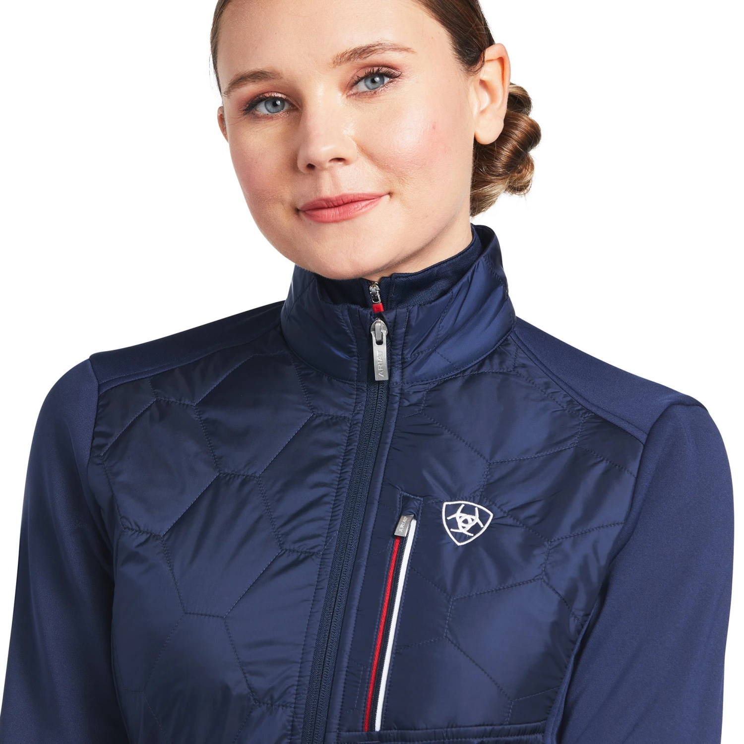 Ariat® Ladies Fusion Team Navy Insulated Jacket 10039219 3 Ariat® Ladies Fusion Team Navy Insulated Jacket 10039219 - Image 3