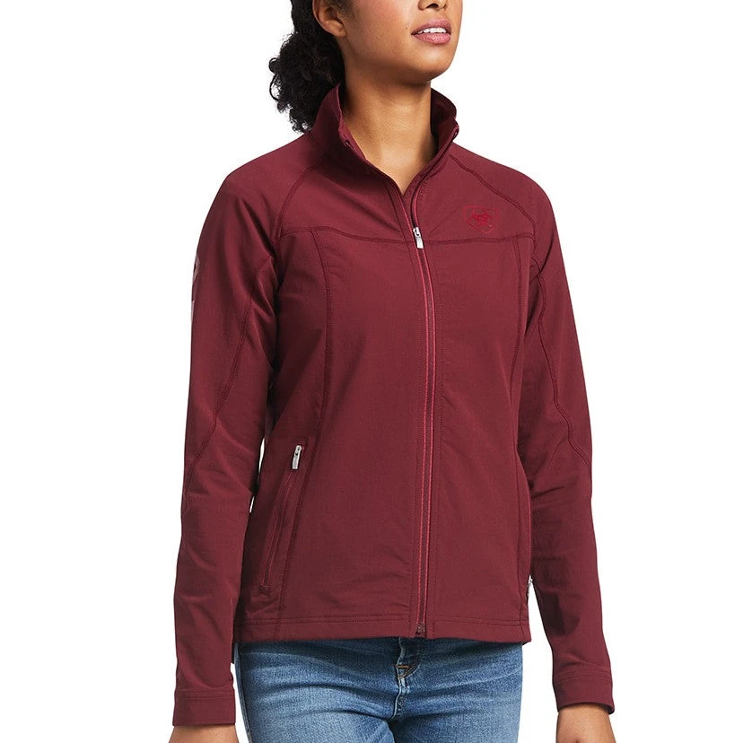 Ariat Ladies Agile Softshell Zinfandel Jacket 10039329 1 Ariat Ladies Agile Softshell Zinfandel Jacket 10039329