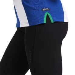 Ariat® Ladies Taryn Polo Mazarine Blue Short Sleeve Shirt 10039377 5 Ariat® Ladies Taryn Polo Mazarine Blue Short Sleeve Shirt 10039377 -Ariat Style S22 WMS ENGL 10039377 detail02