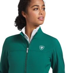 Ariat® Ladies Classic Team Verde Softshell Mexico Jacket 10039460 -Ariat Style S22 WMS ENGL 10039460 detail03