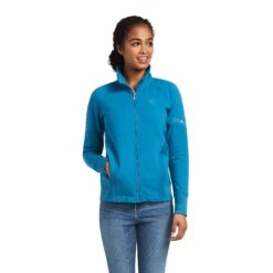 Ariat® Ladies Largo Full Zip Saxony Blue Zip Up Sweatshirt 10039477