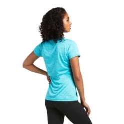 Ariat Ladies Launa Short Sleeve Baselayer Merman Shirt 10039402 -Ariat Style S22 WMS WEST 10039402 back