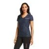 Ariat® Ladies Laguna Short Sleeve Blue Nights Baselayer Shirt 10039544