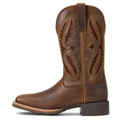 Ariat® Ladies Hybrid Rancher VentTEK 360° Distressed Tan Boot 10040411 -Ariat Style S22 WMS WEST 10040411 side