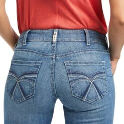 Ariat Ladies Allessandra R.E.A.L Denim Boot Cut Jeans 10040796 9 Ariat Ladies Allessandra R.E.A.L Denim Boot Cut Jeans 10040796 -Ariat Style S22 WMS WEST 10040796 detail02