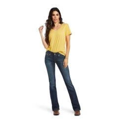Ariat Ladies Vicky R.E.A.L™ Denim Boot Cut Jeans 10040798 -Ariat Style S22 WMS WEST 10040798 full