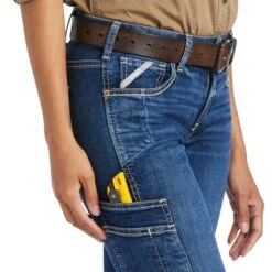 Ariat® Ladies Rebar Work Flex Riveter Boot Cut Jeans 10039142 -Ariat Style S22 WMS WORK 10039142 detail01
