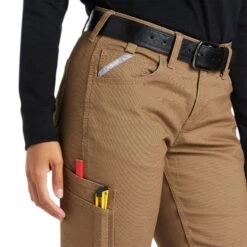 Ariat® Ladies Rebar DuraStretch Made Tough Field Khaki Pant 10039150 -Ariat Style S22 WMS WORK 10039150 detail01