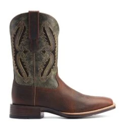 Ariat® Men's Rowder VentTEK™ 360° Rowdy Rust & Forest Green Western Boots 10044478 -Ariat Style S23 MNS WEST 10044478 side11