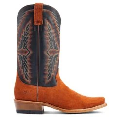 Ariat® Men's Futurity Showman Dark Copper Roughout & Black Western Boots 10044524 9 Ariat® Men's Futurity Showman Dark Copper Roughout & Black Western Boots 10044524 -Ariat Style S23 MNS WEST 10044524 side11