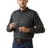 Ariat® Men's FR Air Inherent Charcoal Button Down Work Shirt 10040901