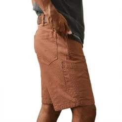 Ariat® Men's Rebar DuraStretch™ Made Tough Rust Brown Shorts 10043171 -Ariat Style S23 MNS WORK 10043171 detail02