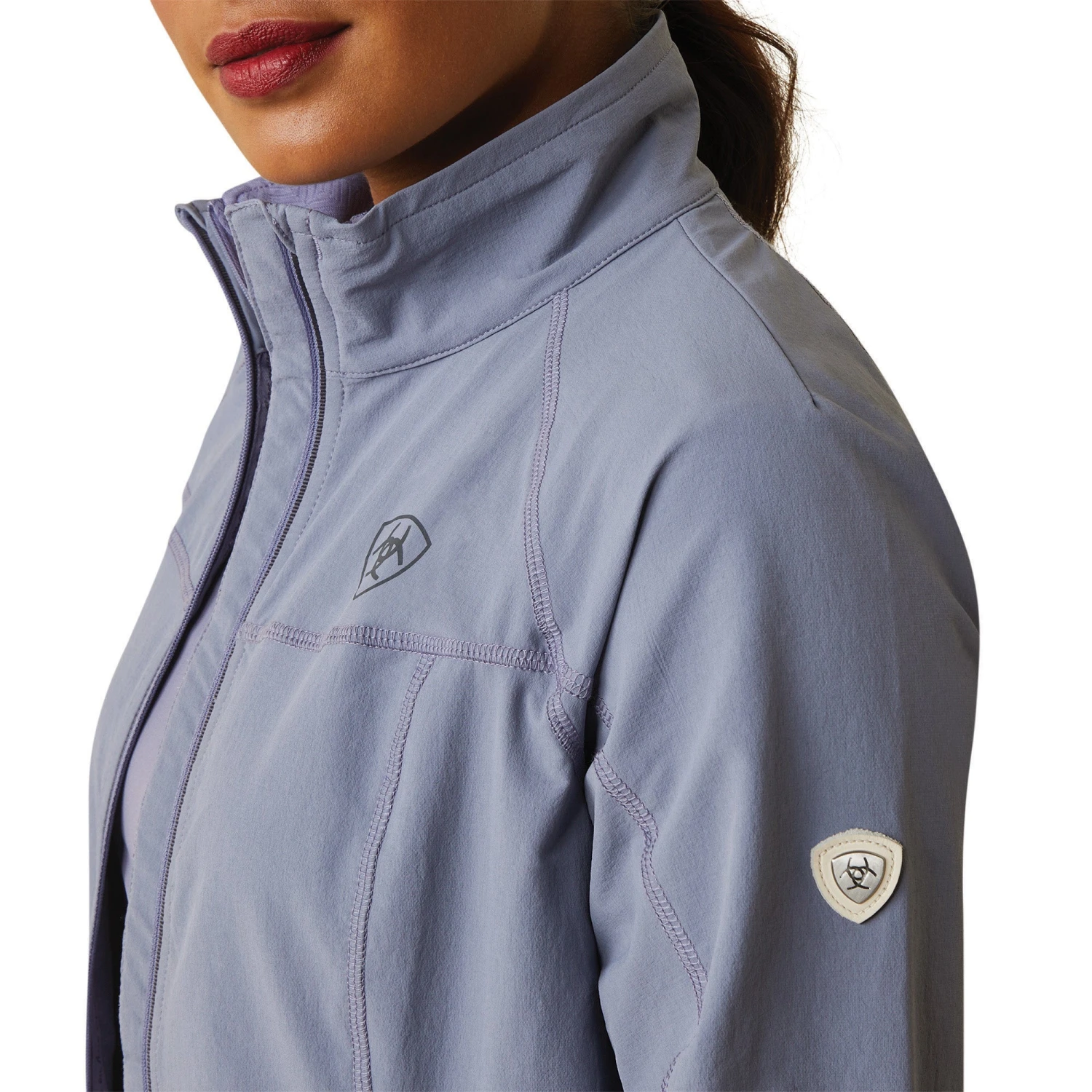 Ariat® Ladies Agile Softshell Dusky Granite Jacket 10043493 5 Ariat® Ladies Agile Softshell Dusky Granite Jacket 10043493 - Image 5