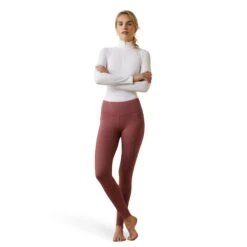 Ariat® Ladies Tek Tight Wild Ginger Pink Leggings 10044637 -Ariat Style S23 WMS ENGL 10044637 full