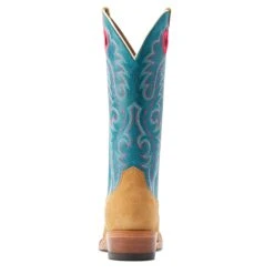 Ariat® Ladies Futurity Boon Buckskin Roughout Western Boots 10044403 -Ariat Style S23 WMS WEST 10044403 heel