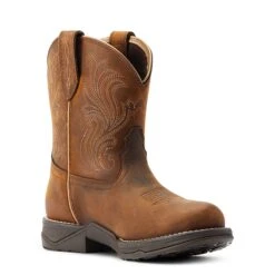 Ariat® Ladies Anthem H2O Round Toe Glazed Brown Boots 10044411 11 Ariat® Ladies Anthem H2O Round Toe Glazed Brown Boots 10044411 -Ariat Style S23 WMS WEST 10044411 medial