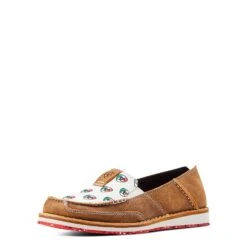 Ariat® Ladies Mexico Graphic Caramel Brown Cruiser Shoe 10044527 -Ariat Style S23 WMS WEST 10044527 3 4 front