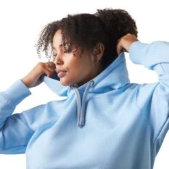 Ariat® Ladies Rebar Dutch Canal Blue Heather Graphic Hoodie 10043365 -Ariat Style S23 WMS WORK 10043365 detail03 plus