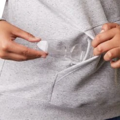 Ariat® Ladies Rebar Skill Set Heather Grey 1/2 Zip Hoodie 10043546 -Ariat Style S23 WMS WORK 10043546 detail01 plus