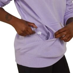 Ariat® Ladies Rebar Skill Set Lavender Heather 1/2 Zip Hoodie 10043547 -Ariat Style S23 WMS WORK 10043547 detail02