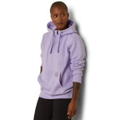 Ariat® Ladies Rebar Skill Set Lavender Heather 1/2 Zip Hoodie 10043547