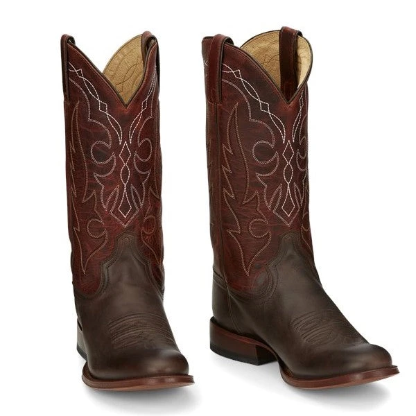 Tony Lama Men's Patron Bomber Brown Round Toe Western Boots TL3009 7 Tony Lama Men's Patron Bomber Brown Round Toe Western Boots TL3009 - Image 7