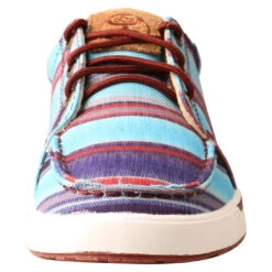 Twisted X Ladies Hooey Loper Blue Serape Print Lace-Up Shoes WHYC023 -Ariat Style WHYC023 05