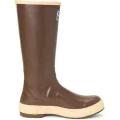 XTRATUF Men's Legacy Mossy Oak™ Bottomland Brown Rubber Boots XML-MOB -Ariat Style XML MOB 1v