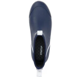 XTRATUF Men's Wheelhouse 6" Navy Rubber Ankle Deck Boots XMW-201 -Ariat Style XMW 201 top