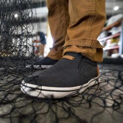 XTRATUF Men's Sharkbyte Canvas Black Deck Shoes XSB-001 -Ariat Style XSB001 lifestyle EXTRALARGE