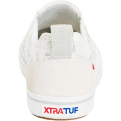XTRATUF Ladies Sharkbyte Canvas White Camo Deck Shoes XSW-102 -Ariat Style XSW102 4 EXTRALARGE