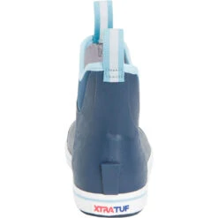 XTRATUF Ladies Navy Ankle Deck Boots XWAB-201 -Ariat Style XWAB201 4 EXTRALARGE