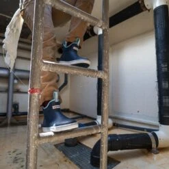 XTRATUF Ladies Navy Ankle Deck Boots XWAB-201 -Ariat Style XWAB201 lifestyle EXTRALARGE