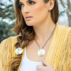 Montana Silversmiths Ladies The Dutton Y Yellowstone Necklace YELNC4351 -Ariat Style YELNC4351 mod