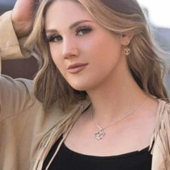 Montana Silversmiths The Love Of Yellowstone Silver & Gold Necklace YELNC5372 5 Montana Silversmiths The Love Of Yellowstone Silver & Gold Necklace YELNC5372 -Ariat Style YELNC5372 mod