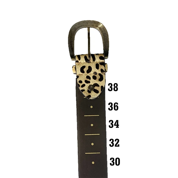 Diba True Small Cheetah Print Hair-On Belt DB3508-CHE 2 Diba True Small Cheetah Print Hair-On Belt DB3508-CHE - Image 2
