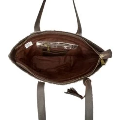 Corral Boots Corral Brown And White Cowhide Hair On Purse D1287 -Ariat Style d1287