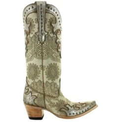Double D Ranch By Old Gringo Ladies Something New Bone Boots DDL076-1 -Ariat Style ddl076 1 r
