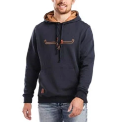 Kimes Ranch Men's Fast Talker Fleece Indigo Hoodie FT-IND