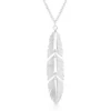 Montana Silversmiths Ladies Freedom Feather Silver Necklace AMNC5459