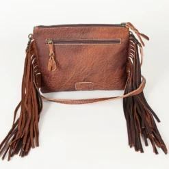 American Darling Black &Turquoise Cowhide W/Fringe Purse ADBG109TRQ2FRNG -Ariat Style fgfgfgfg